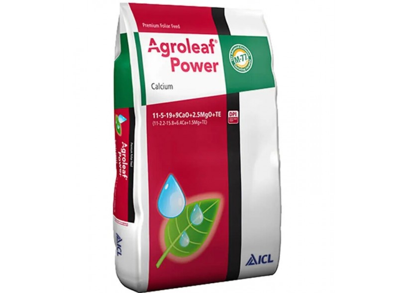 Добриво Agroleaf Power 11-5-19+9CaO+2.5Mgo+МЕ, 15кг Добриво Agroleaf Power 11-5-19+9CaO+2.5Mgo+МЕ, 15кг